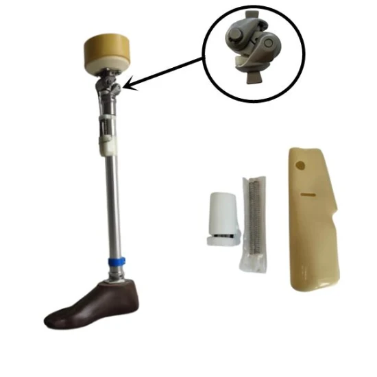 Ginocchio protesico Articolazione del ginocchio con bloccaggio con cuscinetto in acciaio inossidabile/titanio