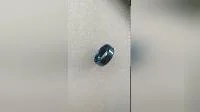 Aspirapolvere ad anello in acciaio al titanio spazzolato opaco da 8 mm